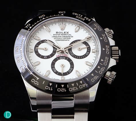 rolex daytona white dial review